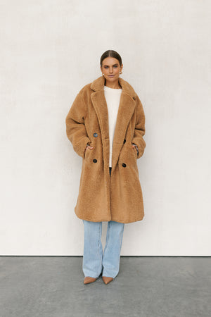 Aisha Coat - Camel