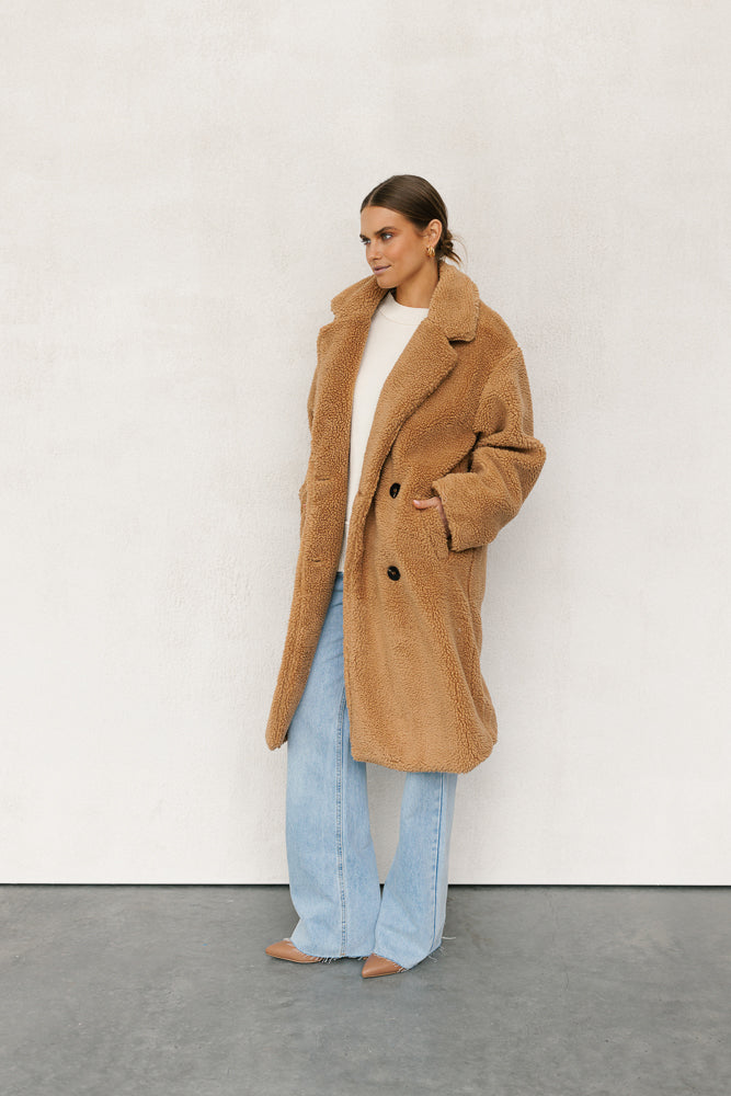 Aisha Coat - Camel