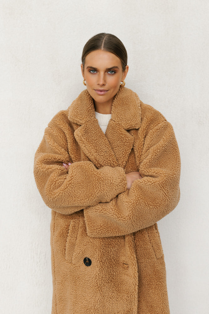 Aisha Coat - Camel