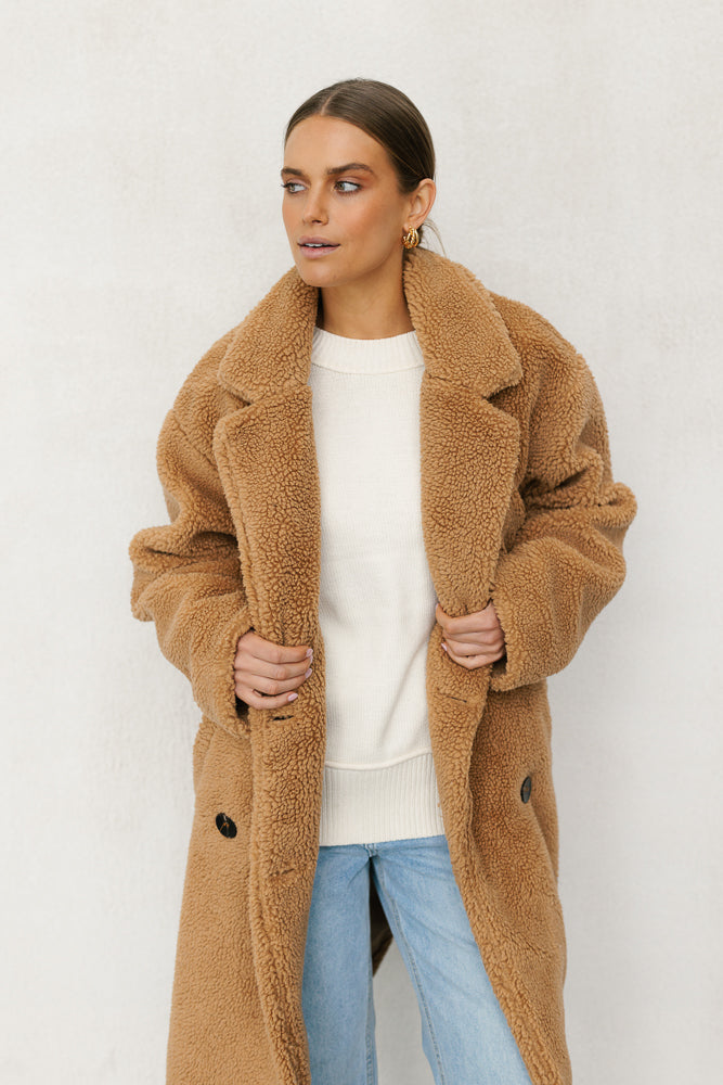 Aisha Coat - Camel