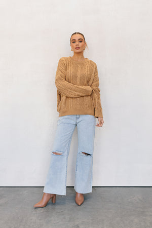 Amalie Jumper - Tan