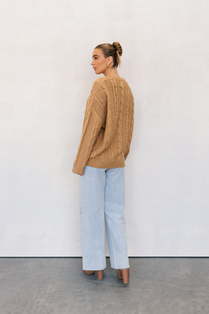 Amalie Jumper - Tan