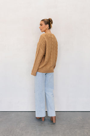 Amalie Jumper - Tan