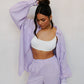 Sparrow Shirt - Lilac/White
