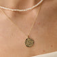 Coin Charm Necklace - Gold
