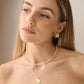 Coin Charm Necklace - Gold