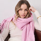 Danica Fluffy Scarf - Pink