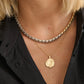 Ocean Coin Necklace - Gold