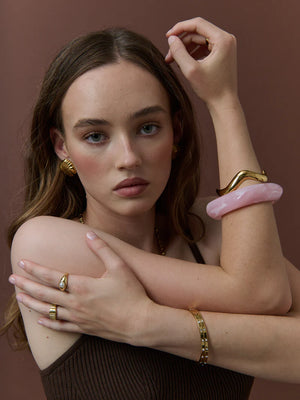 Cello Bangle - Gold