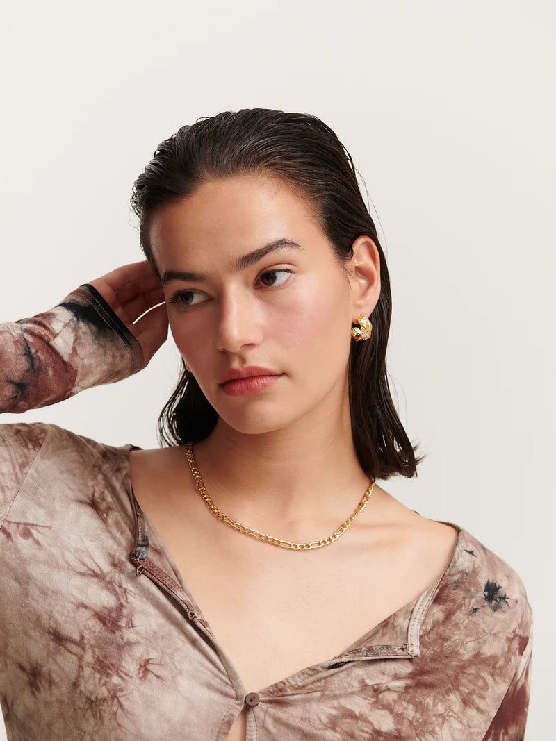 Figaro Chain Necklace Gold