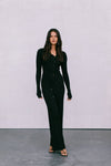 Jolene Knit Pants -  Black