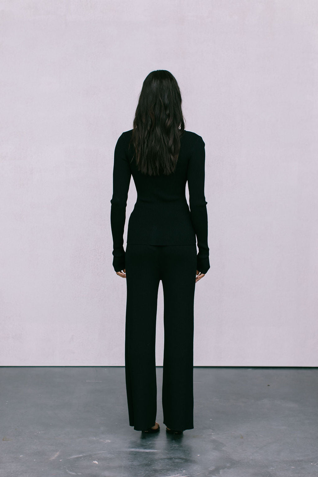 Brianna Knit Top - Black