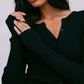 Brianna Knit Top - Black