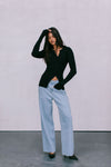 Brianna Knit Top - Black
