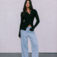 Brianna Knit Top - Black