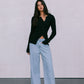 Brianna Knit Top - Black