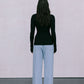 Brianna Knit Top - Black