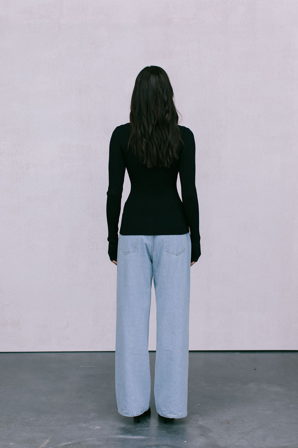 Brianna Knit Top - Black