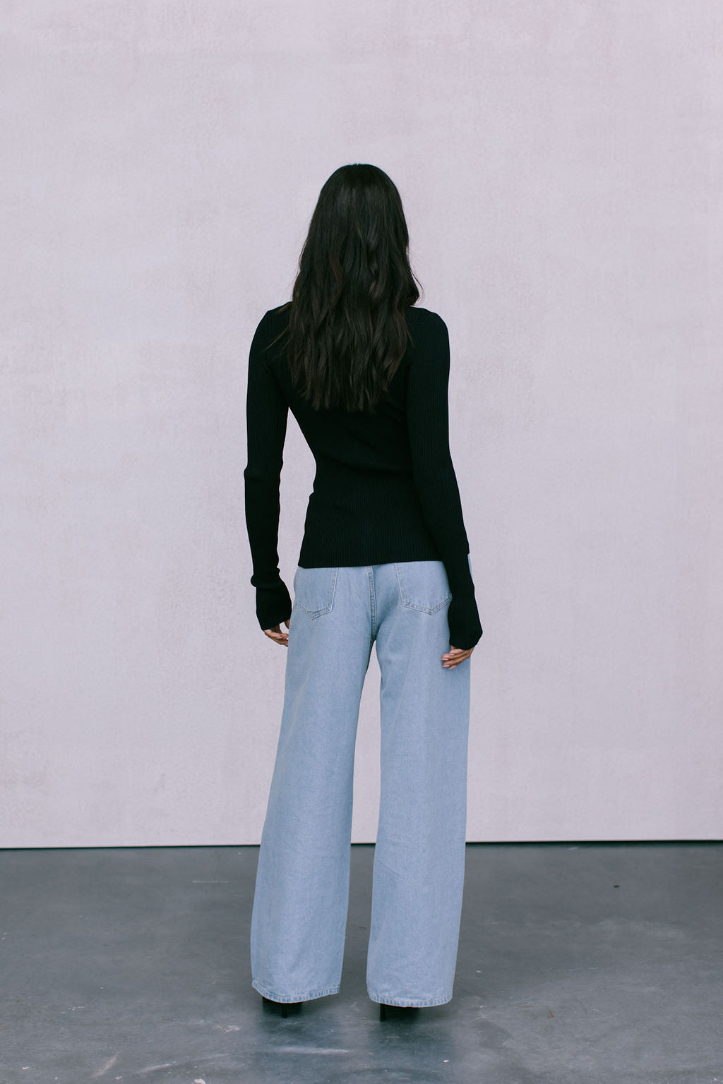 Brianna Knit Top - Black