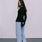 Brianna Knit Top - Black