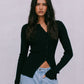 Brianna Knit Top - Black