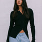 Brianna Knit Top - Black