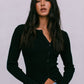 Brianna Knit Top - Black