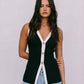 Quina Top - Black/White