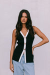 Quina Top - Black/White