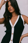 Quina Top - Black/White