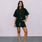 Brittanie Denim Set - Washed Black