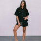 Brittanie Denim Set - Washed Black