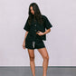 Brittanie Denim Set - Washed Black