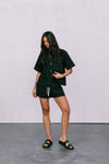 Brittanie Denim Set - Washed Black
