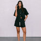 Brittanie Denim Set - Washed Black