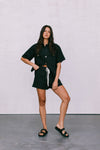 Brittanie Denim Set - Washed Black