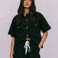 Brittanie Denim Set - Washed Black