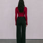 Nicka Long-sleeve Top - Burgundy