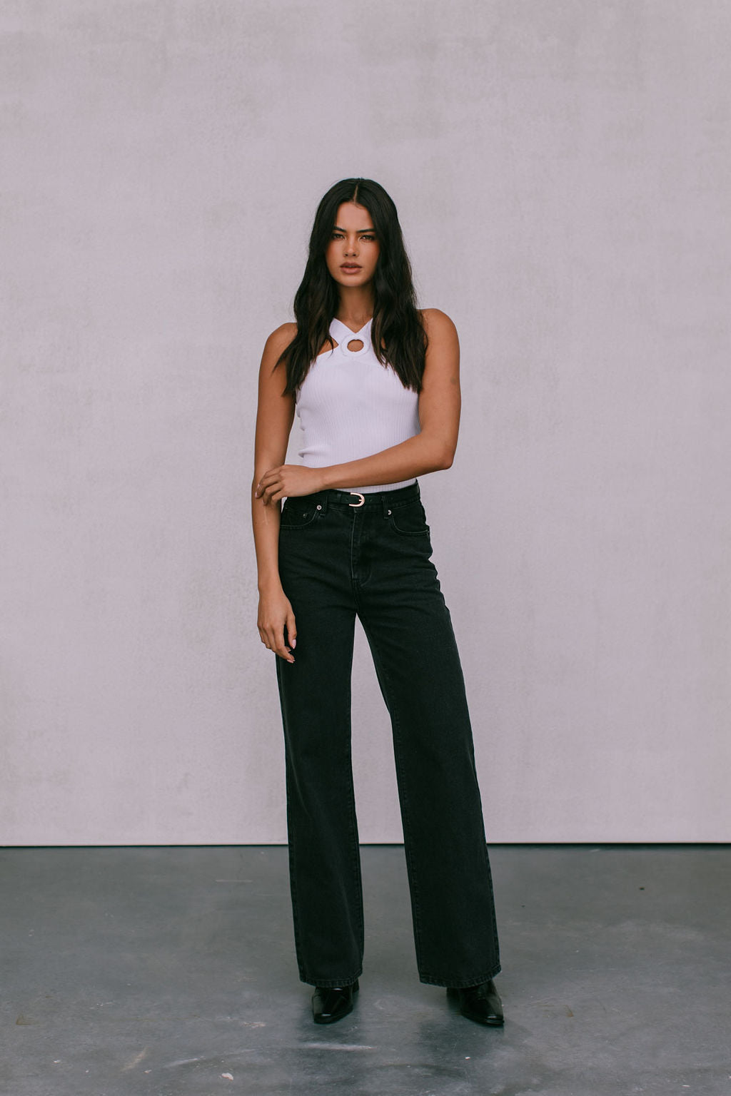Vance Halter Top - White