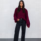 Falla Knit Jumper - Burgundy