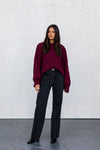 Falla Knit Jumper - Burgundy