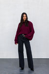 Falla Knit Jumper - Burgundy