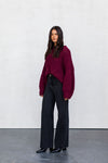 Falla Knit Jumper - Burgundy