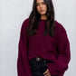 Falla Knit Jumper - Burgundy