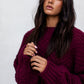 Falla Knit Jumper - Burgundy