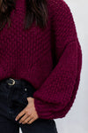 Falla Knit Jumper - Burgundy