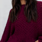 Falla Knit Jumper - Burgundy