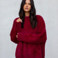 COMING SOON - Indie Knit Jumper - Burgundy