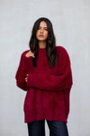 COMING SOON - Indie Knit Jumper - Burgundy
