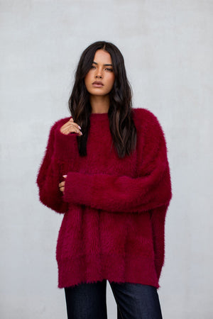 COMING SOON - Indie Knit Jumper - Burgundy